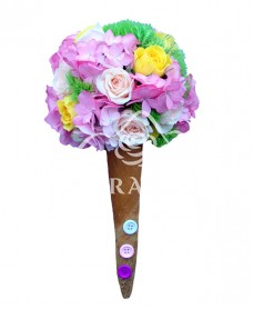 Aranjament floral inghetata cu hortensie